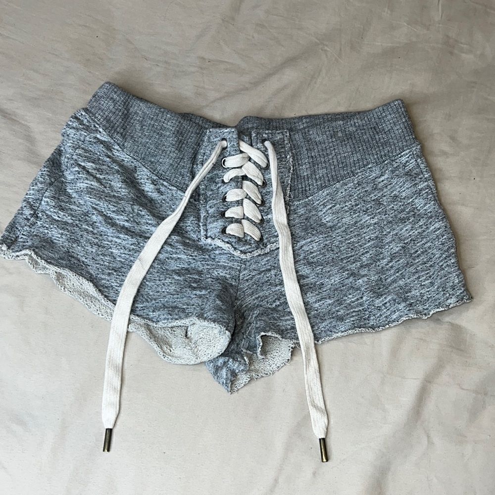 NSF Size P shorts gray tie up